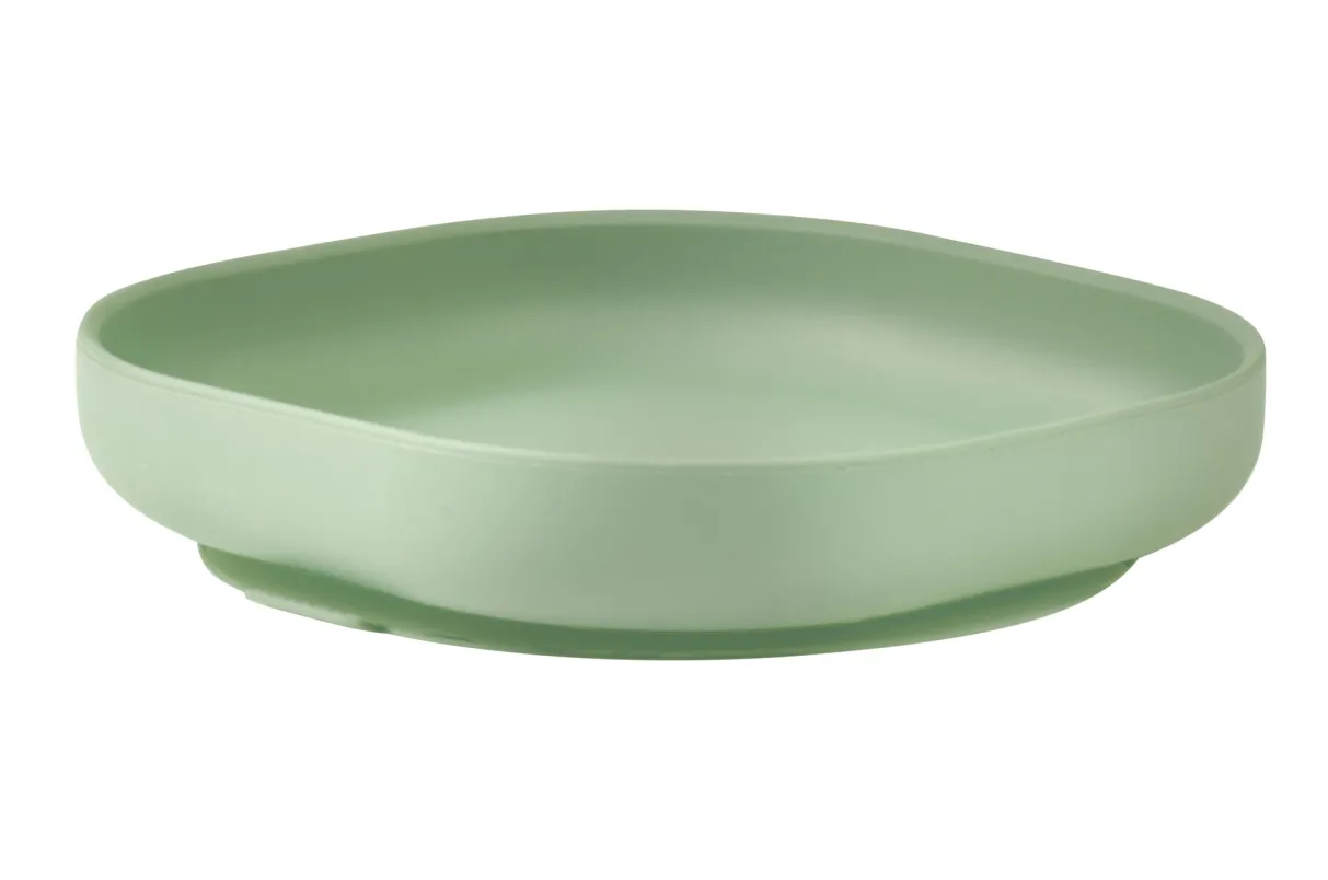 BÉABA Couverts, Vaisselle Et Bavoirs*Assiette Silicone Ventouse Sage Green