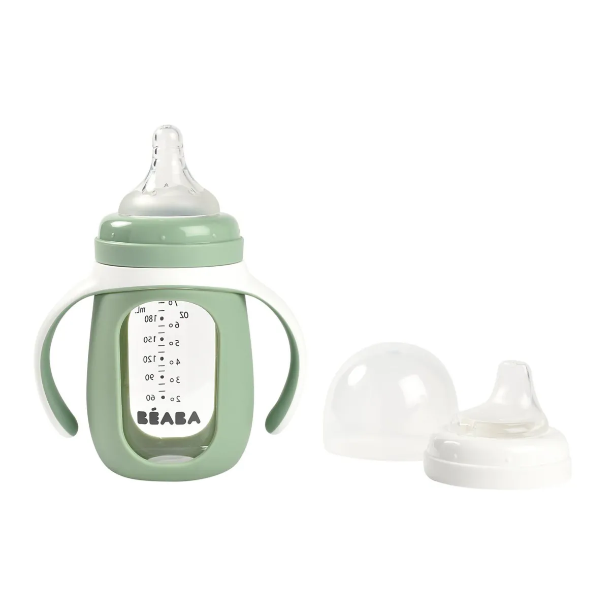 BÉABA Biberons Et Accessoires*Biberon Verre D'Apprentissage 210 Ml Sage Green