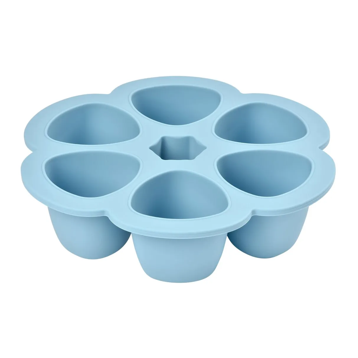 BÉABA Pots De Conservation*Multiportions Silicone 6*150Ml Windy-Blue