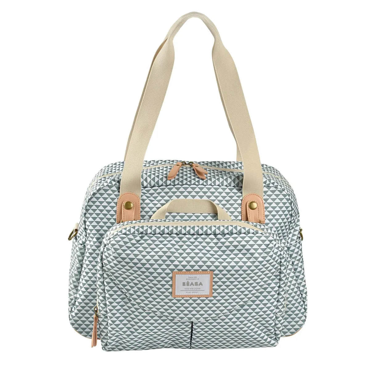 BÉABA Sacs À Langer*Sac A Langer Geneve Ii Play Print Sage Green