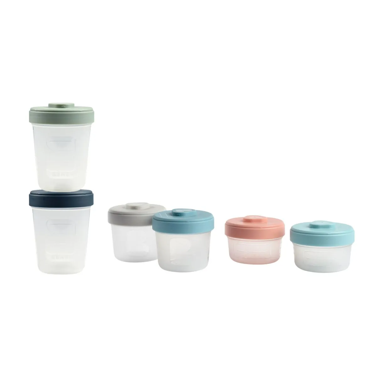 BÉABA Pots De Conservation*Set Integral 6 Portions Clip - (2X90Ml + 2X150Ml + 2X250Ml)