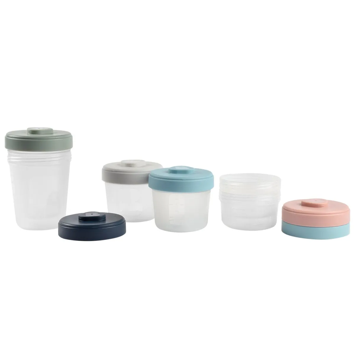 BÉABA Pots De Conservation*Set Integral 6 Portions Clip - (2X90Ml + 2X150Ml + 2X250Ml)