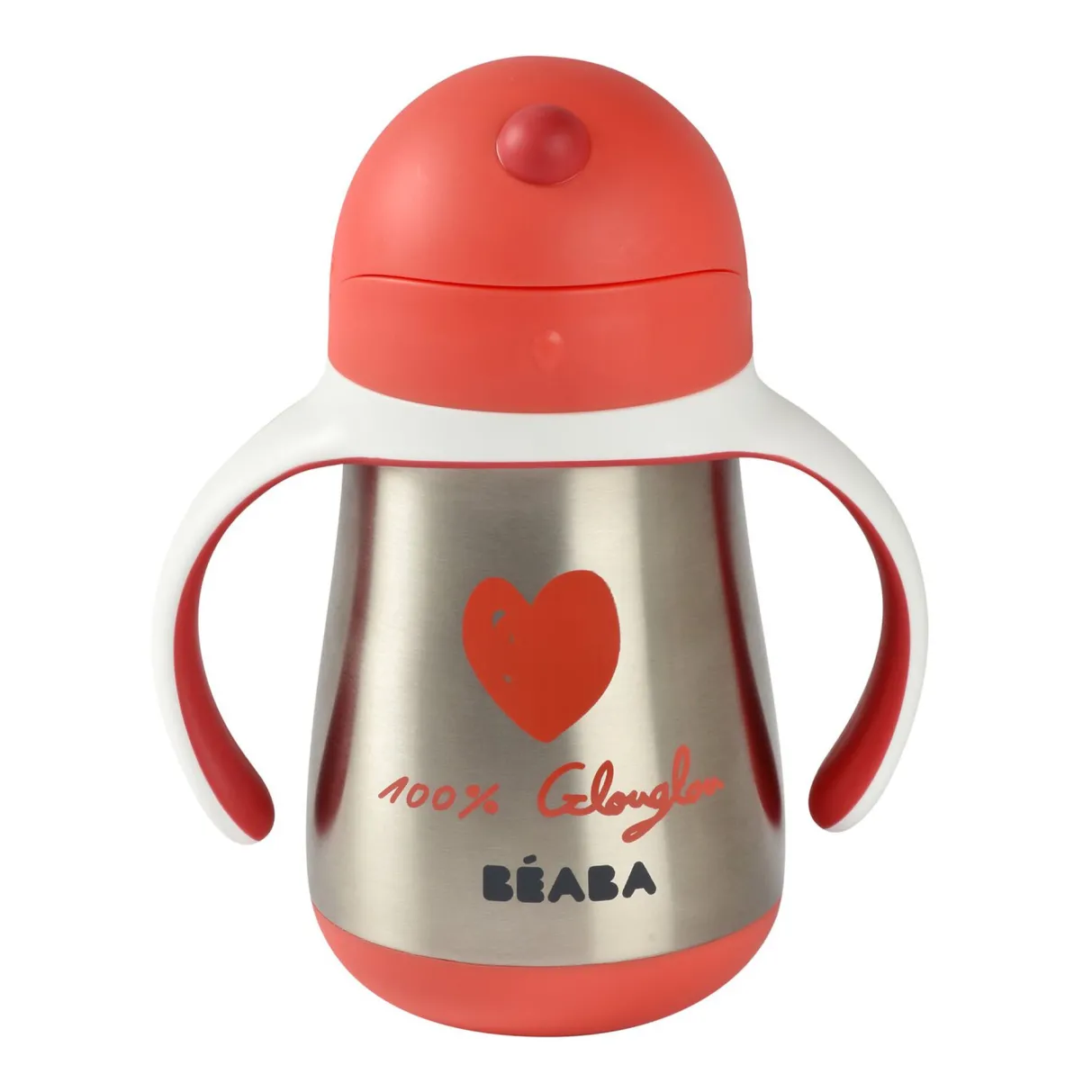 BÉABA Couverts, Vaisselle Et Bavoirs*Tasse Paille Inox 250 Ml Mathilde Cabanas