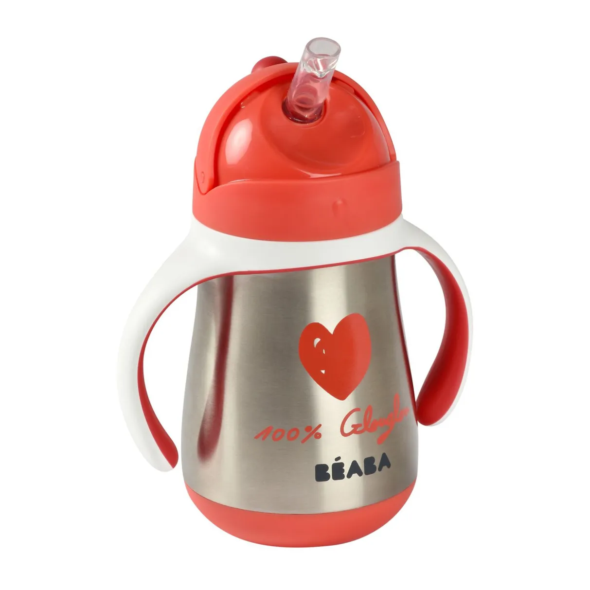 BÉABA Couverts, Vaisselle Et Bavoirs*Tasse Paille Inox 250 Ml Mathilde Cabanas