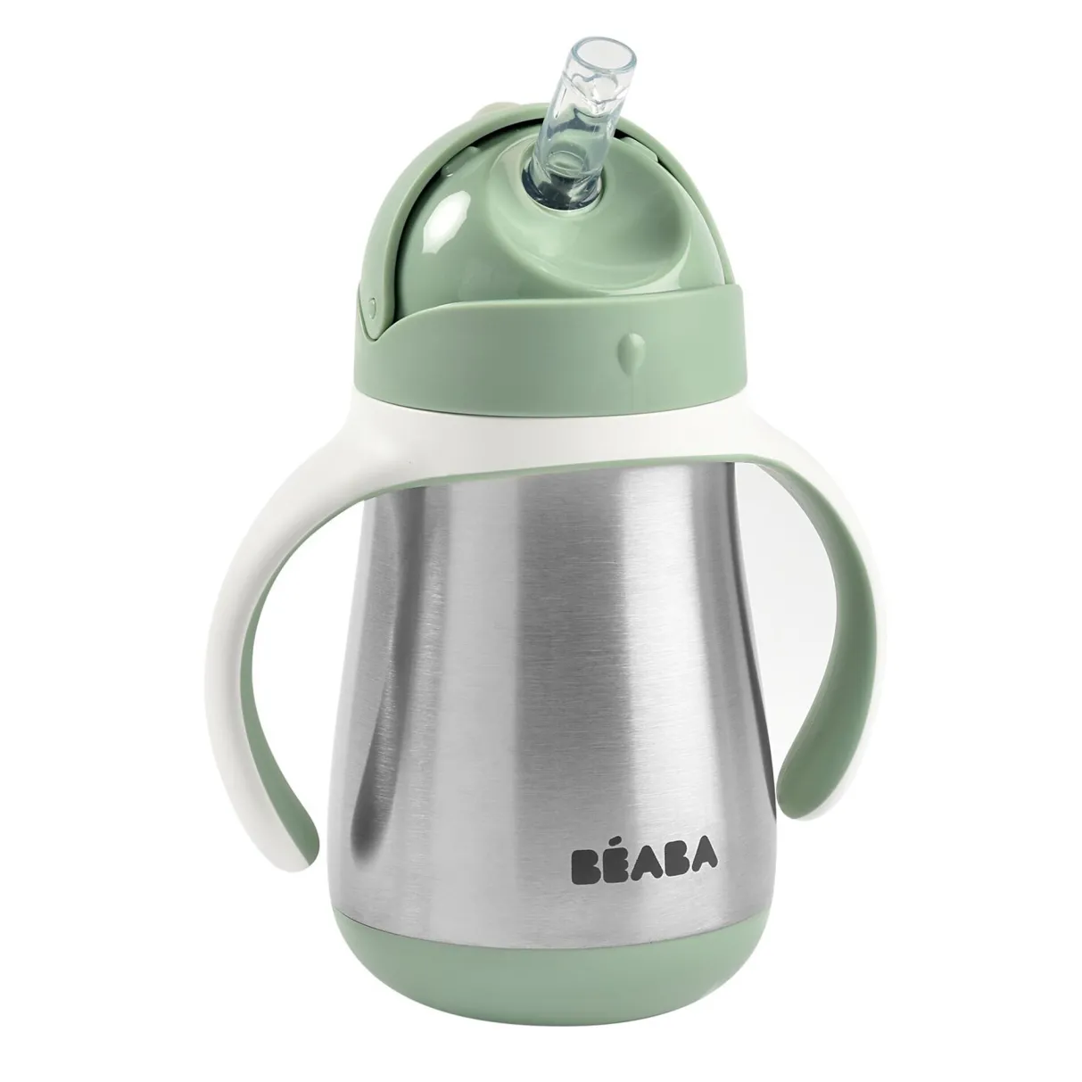 BÉABA Couverts, Vaisselle Et Bavoirs*Tasse Paille Inox 250 Ml Sage Green