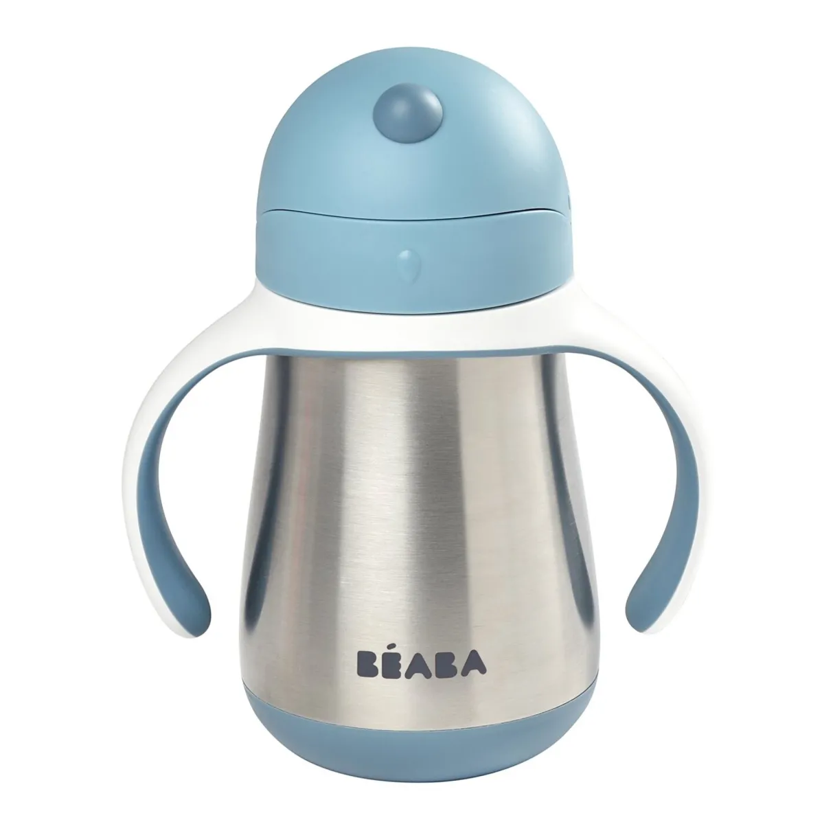 BÉABA Couverts, Vaisselle Et Bavoirs*Tasse Paille Inox 250 Ml Windy Blue